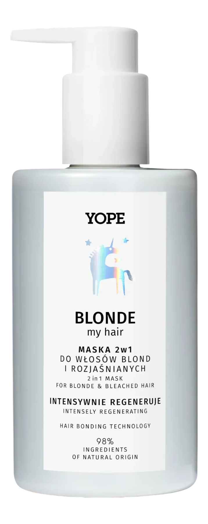 Маска для волос Yope BOUNCE BLONDE MY HAIR 2in1 Mask 300 мл (5903760206970) - Фото 1