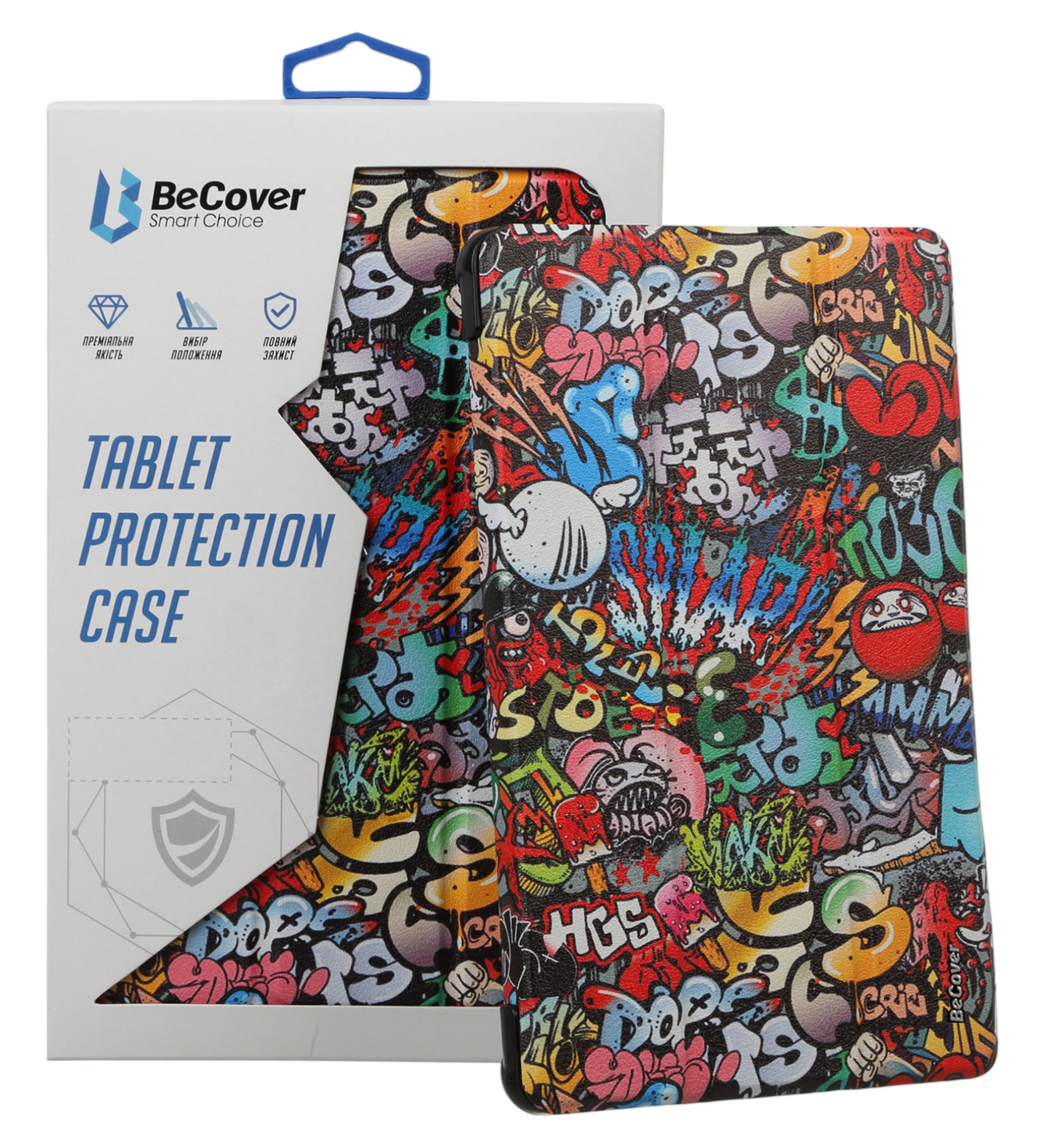 Чехол для планшета BeCover Smart Case for Lenovo Tab P11 (2nd Gen) (TB-350FU/TB-350XU) 11.5" Graffiti (708690) - Фото 1