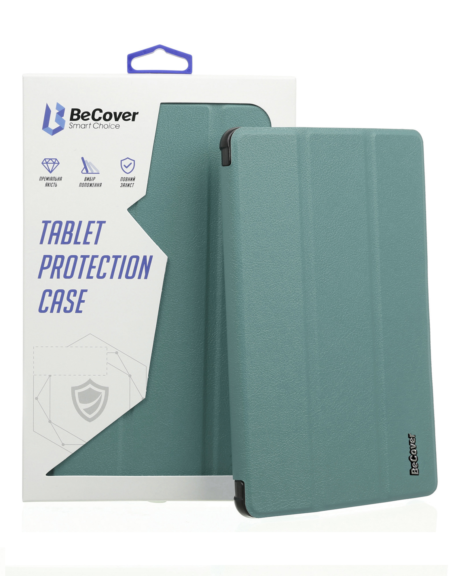 Чехол для планшета BeCover Soft TPU с креплением Apple Pencil for Apple iPad mini 6 2021 Dark Green (706754) - Фото 1