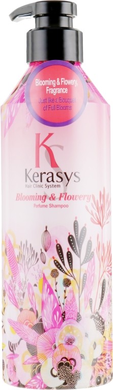 Шампунь женский Kerasys Blooming Flowery 600 мл (8801046240557) - Фото 1
