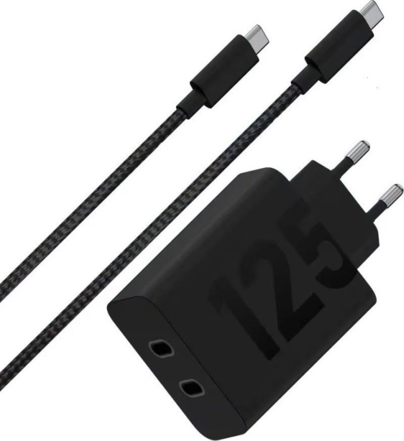 Купити Мережевий зарядний пристрій Motorola 125W GaN 2С + кабель 2m Black (PG38C06632) - Фото 1 Мережевий зарядний пристрій Motorola 125W GaN 2С + кабель 2m Black (PG38C06632) - Фото 1