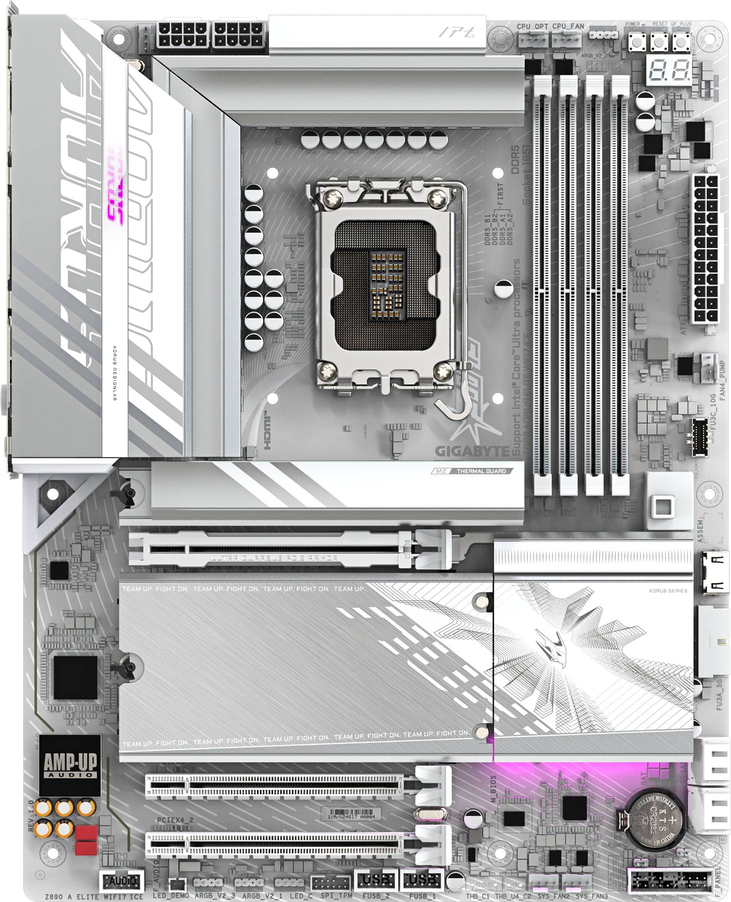 Материнская плата Gigabyte Z890 AORUS ELITE WIFI7 ICE DDR5 - Фото 1