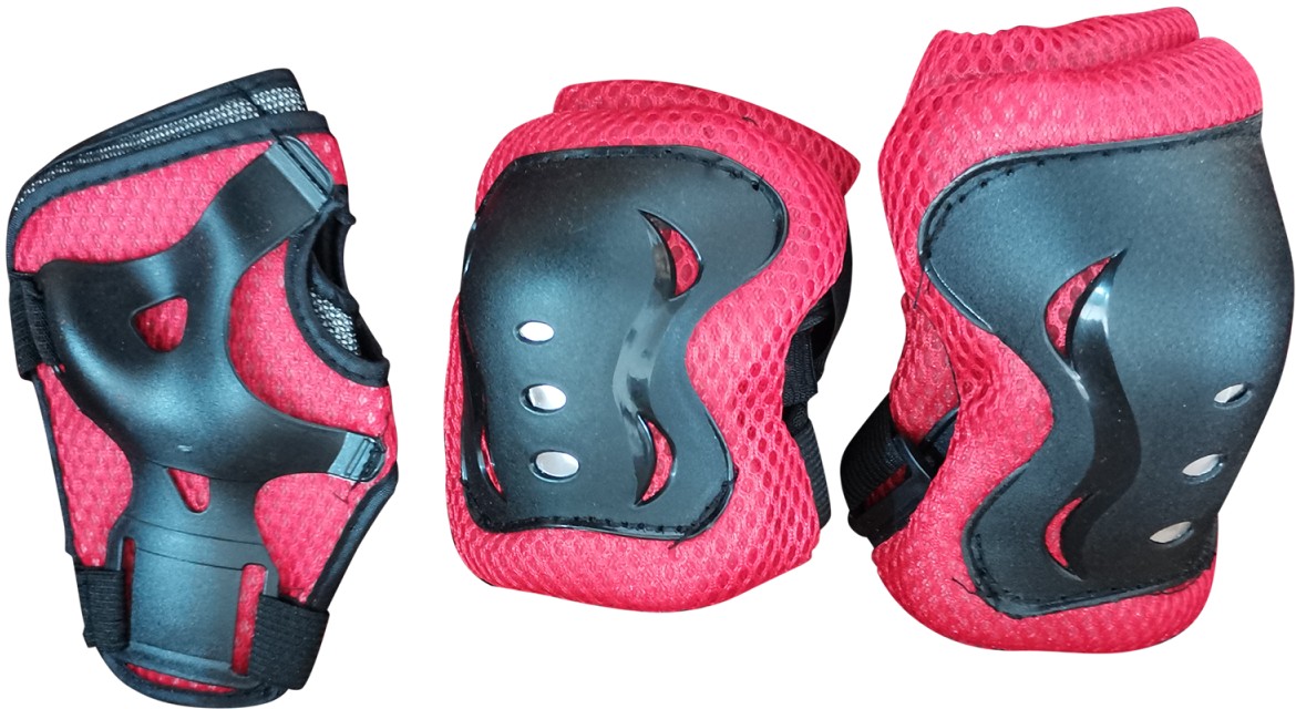 Комплект захисту X-Treme PE-801 Red/Black - Фото 1