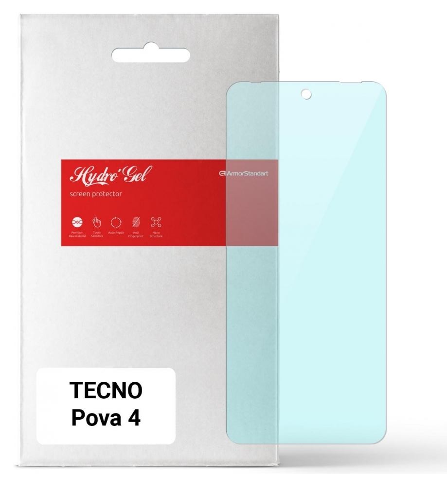 Защитная пленка для смартфона Armorstandart Anti-Blue for Tecno Pova 4 (ARM65712) - Фото 1