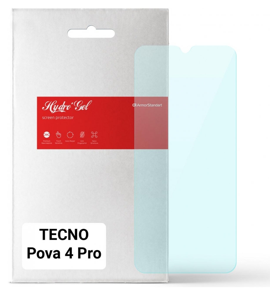 Защитная пленка для смартфона Armorstandart Anti-Blue for Tecno Pova 4 Pro (ARM65713) - Фото 1