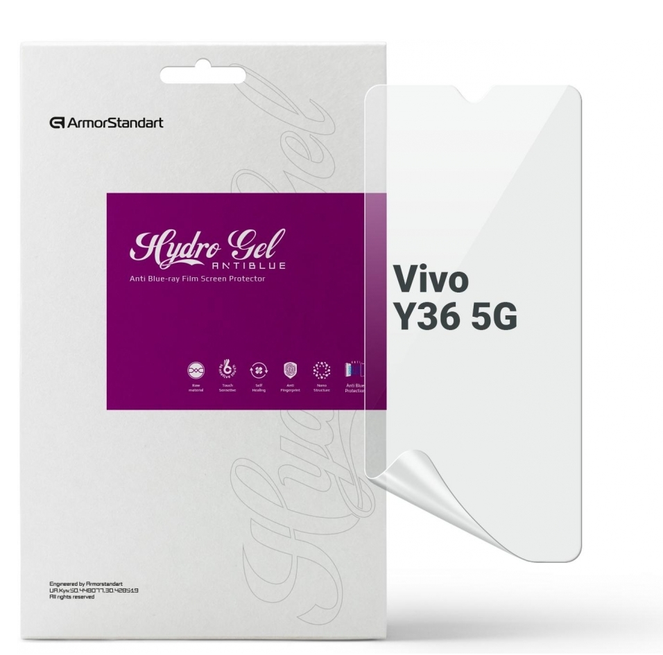 Защитная пленка для смартфона Armorstandart Anti-Blue for Vivo Y36 4G / Y36 5G (ARM69887) - Фото 1