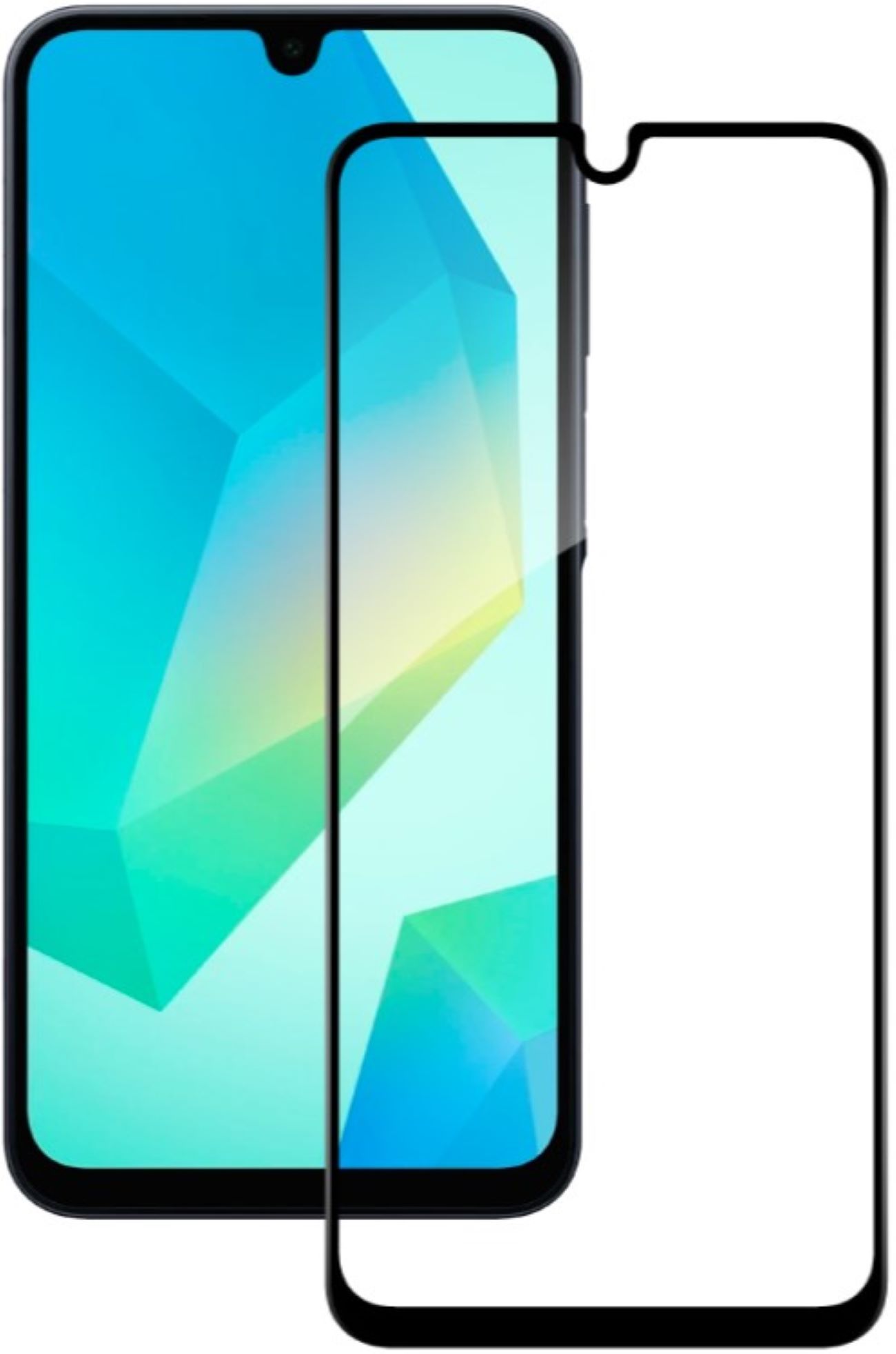 Защитное стекло для смартфона ACCLAB Full Glue for Samsung Galaxy A16 SM-A165 Black (1283126598821) - Фото 1