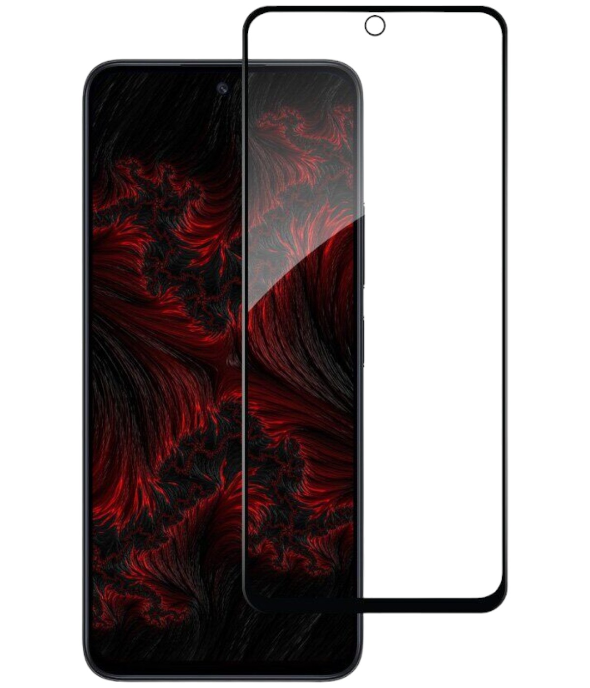 Защитное стекло для смартфона Intaleo Full Glue for Xiaomi Redmi Note 9S Black (1283126501340) - Фото 1