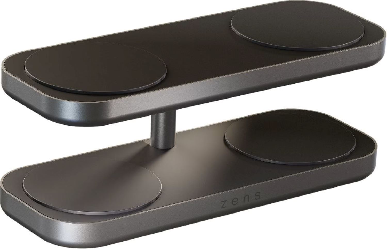 Беспроводное зарядное устройство Zens Quattro Wireless Charger Pro 4 Black (ZEQC01B/00) - Фото 1