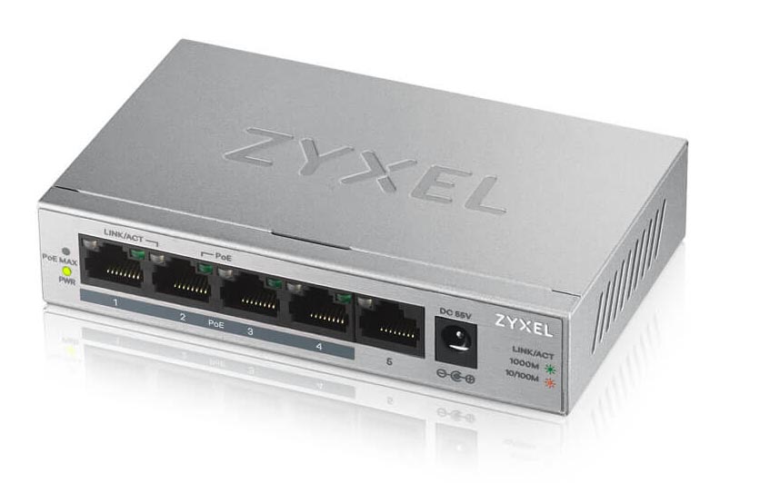 Коммутатор локальной сети (Switch) Zyxel GS1005HP-EU0101F - Фото 1