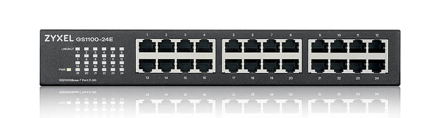 Коммутатор локальной сети (Switch) Zyxel GS1100-24E (GS1100-24E-EU0103F) - Фото 1