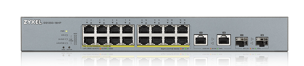 Коммутатор локальной сети (Switch) Zyxel GS1350-18HP - Фото 1