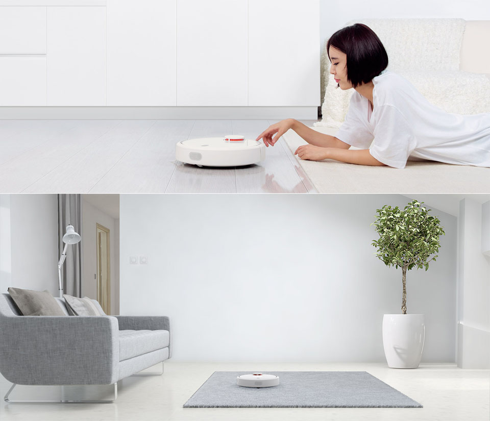 Пылесос робот Xiaomi Mi Robot Vacuum (SKV4022GL)— Фото 1 — интернет-магазин COMFY Пылесос робот Xiaomi Mi Robot Vacuum (SKV4022GL)— Фото 1