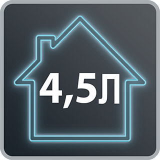 Об’єм пилосбірника – 4,5 літри