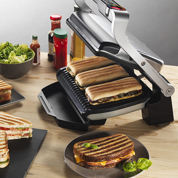 Гриль-барбекю електричний Tefal GC712D34 OptiGrill+ - Фото 3