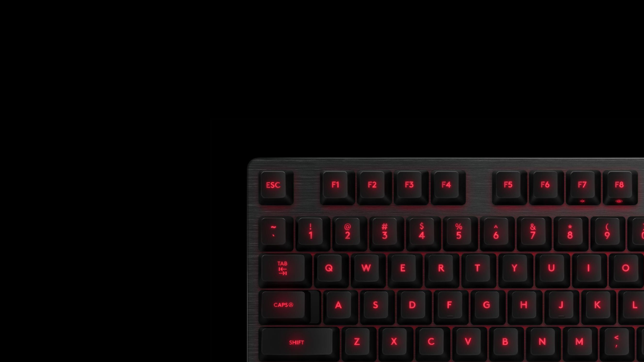 Клавіатура дротова ігрова Logitech G413 Carbon/Red USB (920-008309) - 10 Фото Клавіатура дротова ігрова Logitech G413 Carbon/Red USB (920-008309) - 10