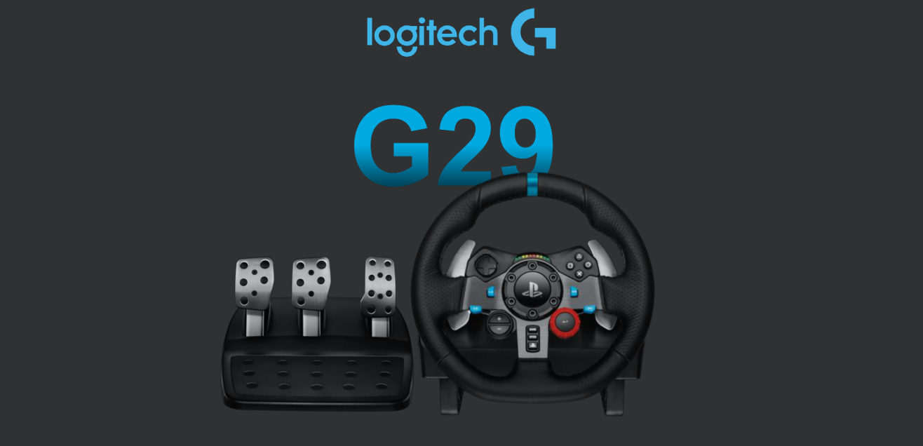 Кермо Logitech G29 Driving Force Racing Wheel (941-000112) - 1 Фото Кермо Logitech G29 Driving Force Racing Wheel (941-000112) - 1
