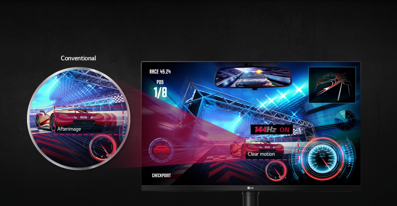 Монітор ігровий LG 32GK850F-B - 7 Фото Монітор ігровий LG 32GK850F-B - 7