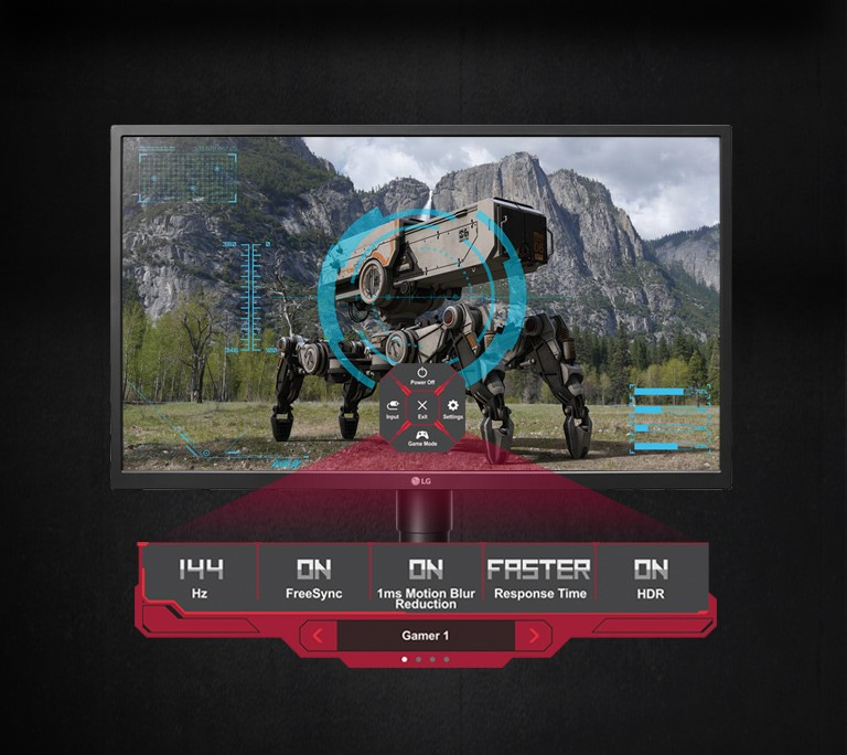 Монітор ігровий LG 32GK850F-B - 11 Фото Монітор ігровий LG 32GK850F-B - 11