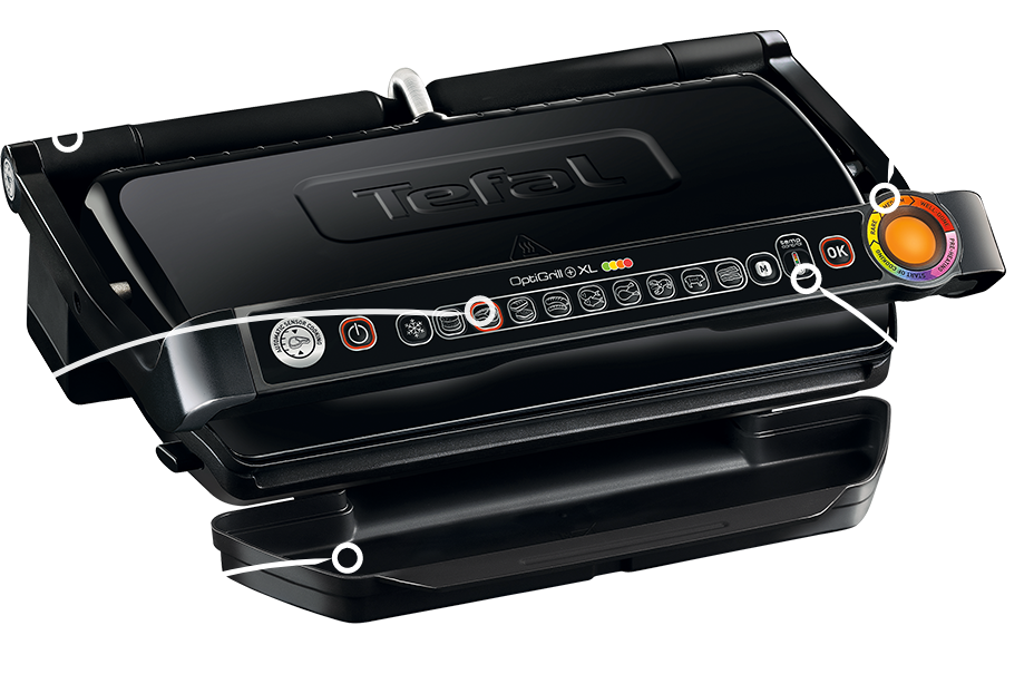 Фото Гриль-барбекю електричний Tefal GC722834 Optigrill+ XL - 2