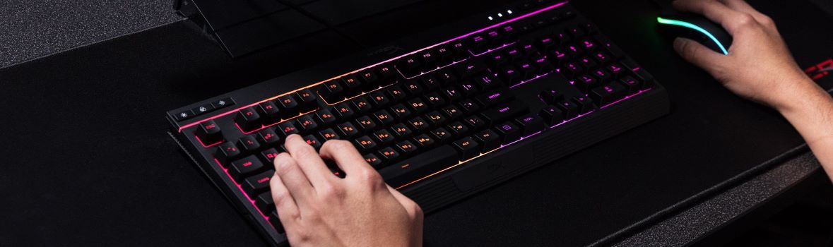Клавиатура проводная игровая HyperX Alloy Core RGB (HX-KB5ME2-RU) 3 ФотоКлавиатура проводная игровая HyperX Alloy Core RGB (HX-KB5ME2-RU) 3
