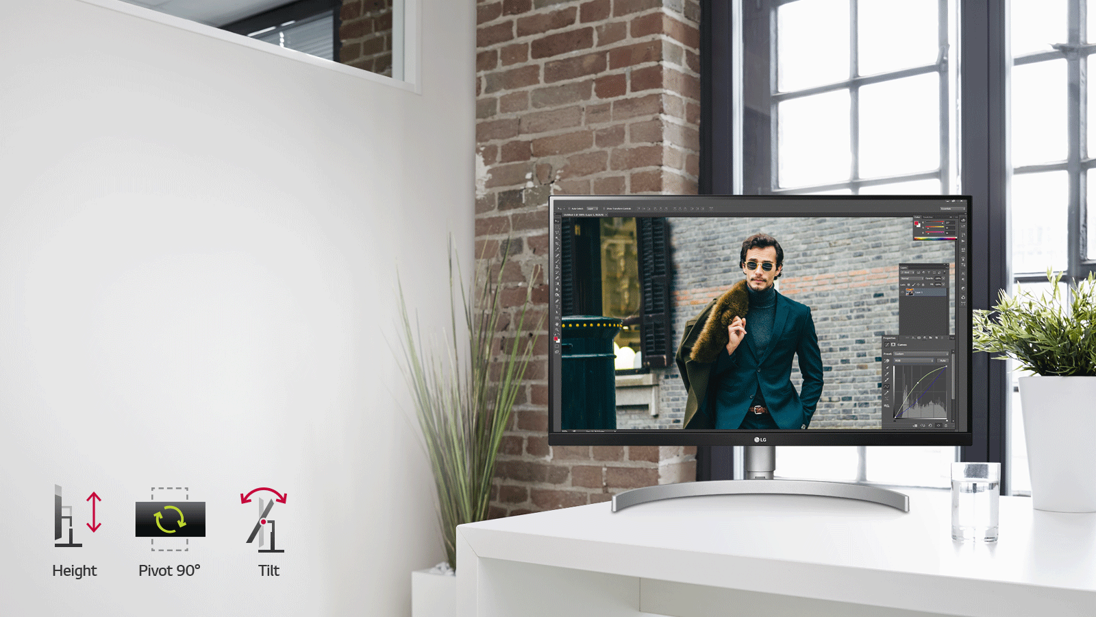 Фото Монітор LG UltraFine 27UL850-W - 24