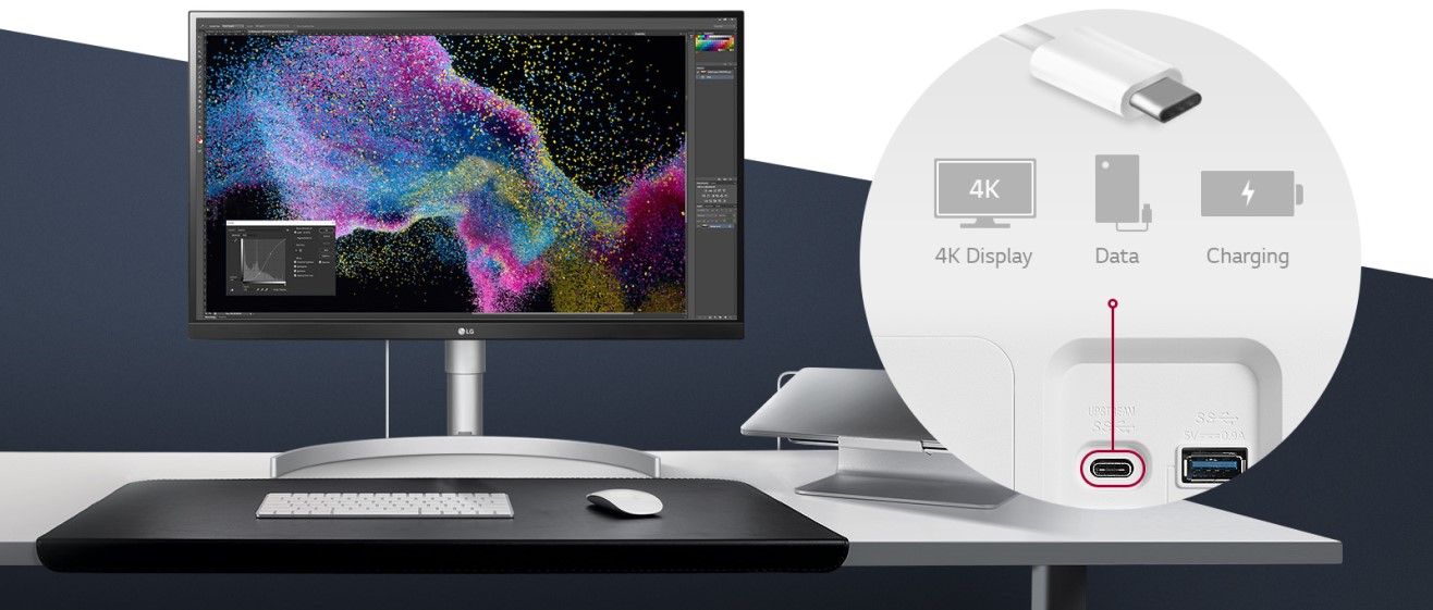 Фото Монітор LG UltraFine 27UL850-W - 6