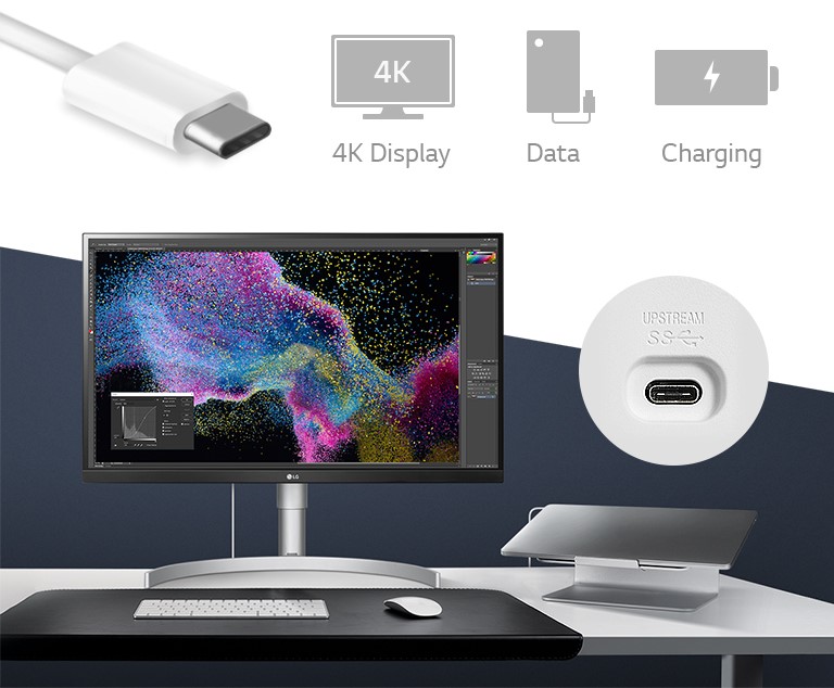 Фото Монітор LG UltraFine 27UL850-W - 7