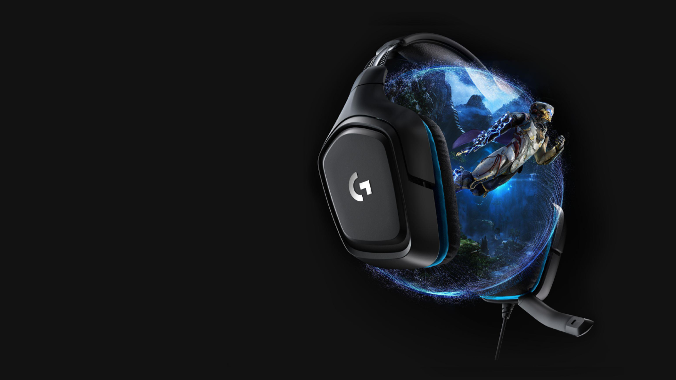 Фото Гарнітура дротова ігрова Logitech G432 7.1 Surround Sound Wired Gaming Headset (981-000770) - 2