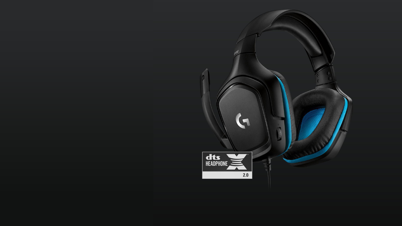 Фото Гарнітура дротова ігрова Logitech G432 7.1 Surround Sound Wired Gaming Headset (981-000770) - 4