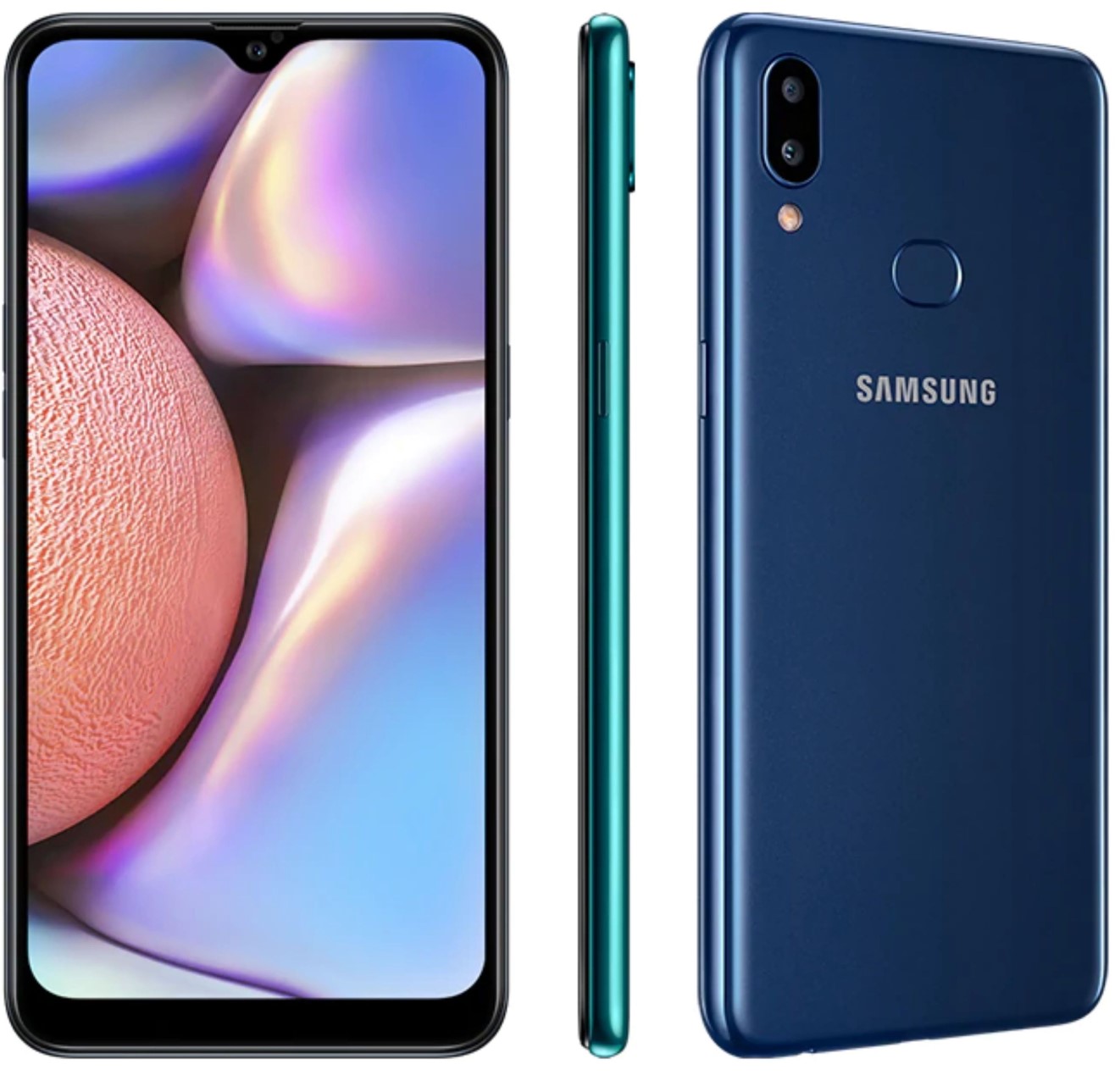 Смартфон Samsung Galaxy A10s 2/32Gb Blue (SM-A107) — Фото 1 — интернет-магазин COMFY Смартфон Samsung Galaxy A10s 2/32Gb Blue (SM-A107) — Фото 1