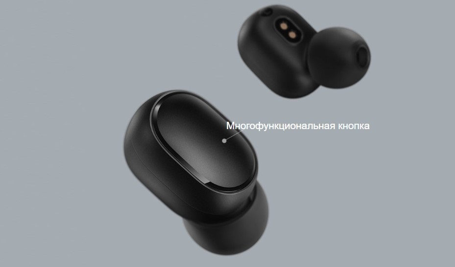 Фото Наушники вкладыши беспроводные Xiaomi Mi True Wireless Earbuds (AirDots) Basic Black - 7
