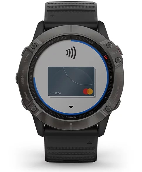 Garmin Fenix 6X Pro Black with Black Band - 17 Garmin Fenix 6X Pro Black with Black Band - 17