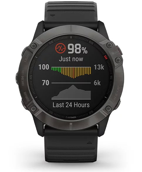 Garmin Fenix 6X Pro Black with Black Band - 20 Garmin Fenix 6X Pro Black with Black Band - 20