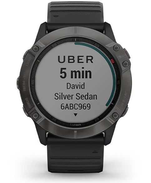 Garmin Fenix 6X Pro Black with Black Band - 22 Garmin Fenix 6X Pro Black with Black Band - 22