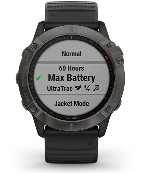 Garmin Fenix 6X Pro Black with Black Band - 5 Garmin Fenix 6X Pro Black with Black Band - 5