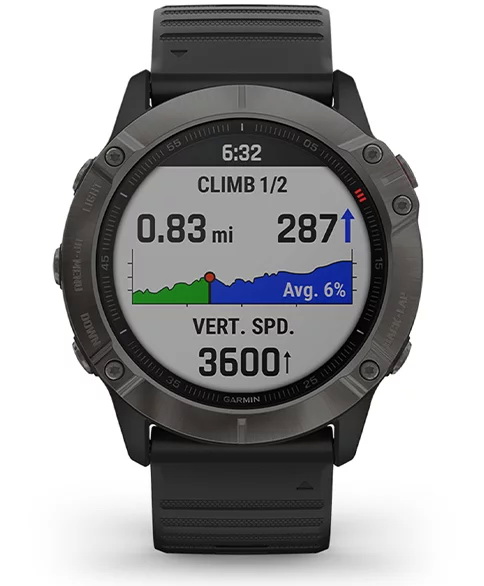 Garmin Fenix 6X Pro Black with Black Band - 9 Garmin Fenix 6X Pro Black with Black Band - 9
