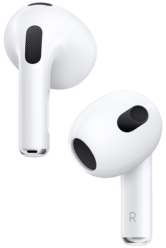 Фото Наушники вкладыши беспроводные TWS Apple AirPods 3 gen (MME73) - 1