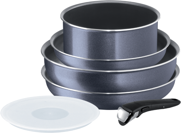 Набор сковород Tefal L2319552 Ingenio Elegance 6 пр. - 1 Фото Набор сковород Tefal L2319552 Ingenio Elegance 6 пр. - 1
