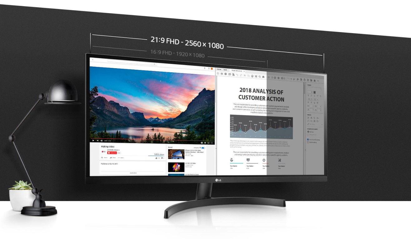 Монитор LG 34WL500-B - 9 Фото Монитор LG 34WL500-B - 9