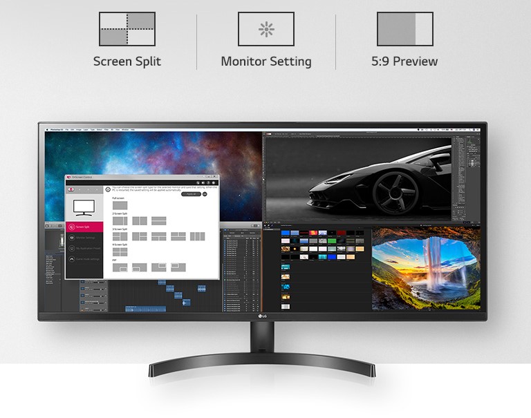 Монитор LG 34WL500-B - 11 Фото Монитор LG 34WL500-B - 11