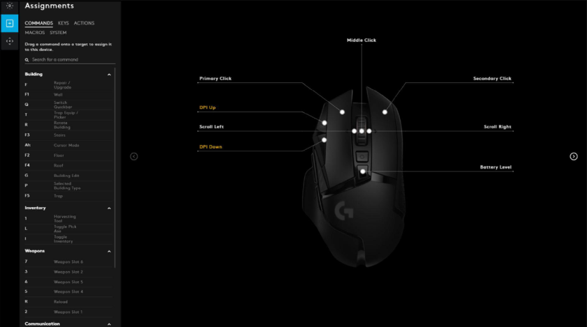 Фото Миша бездротова ігрова Logitech G502 Lightspeed Wireless (910-005567) - 3