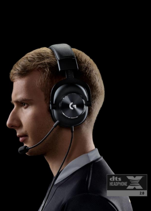 Гарнітура дротова ігрова Logitech Pro X Gaming Black (981-000818) - 5 Фото Гарнітура дротова ігрова Logitech Pro X Gaming Black (981-000818) - 5