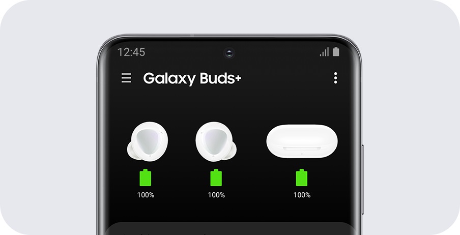 Наушники вкладыши беспроводные TWS Samsung Galaxy Buds+ Black - 12 Наушники вкладыши беспроводные TWS Samsung Galaxy Buds+ Black - 12