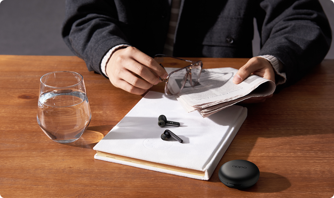 Фото Наушники вкладыши беспроводные TWS OPPO W31 Black - 6