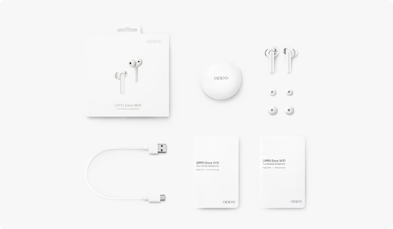 Фото Наушники вкладыши беспроводные TWS OPPO W31 Black - 7