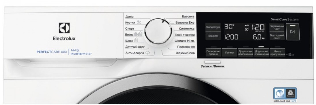 Пральна машина Electrolux EW6S326SUI 7 Фото Пральна машина Electrolux EW6S326SUI 7