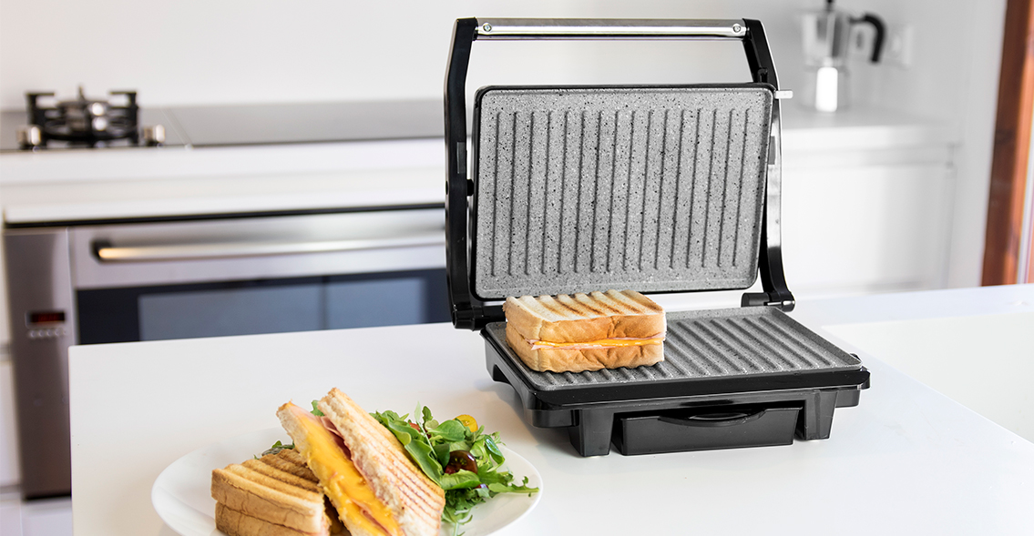 Гриль-барбекю електричний Cecotec RocknGrill 1000 W - 1 Фото Гриль-барбекю електричний Cecotec RocknGrill 1000 W - 1
