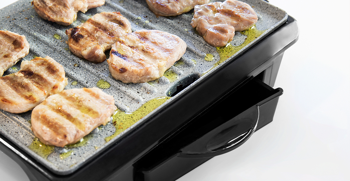Гриль-барбекю електричний Cecotec RocknGrill 1000 W - 1 Фото Гриль-барбекю електричний Cecotec RocknGrill 1000 W - 1