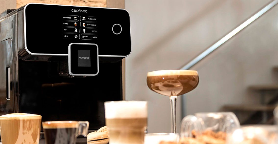 Power Matic-ccino 8000 Touch Serie Bianca Cafetera Superautomática Muele  Café Cecotec